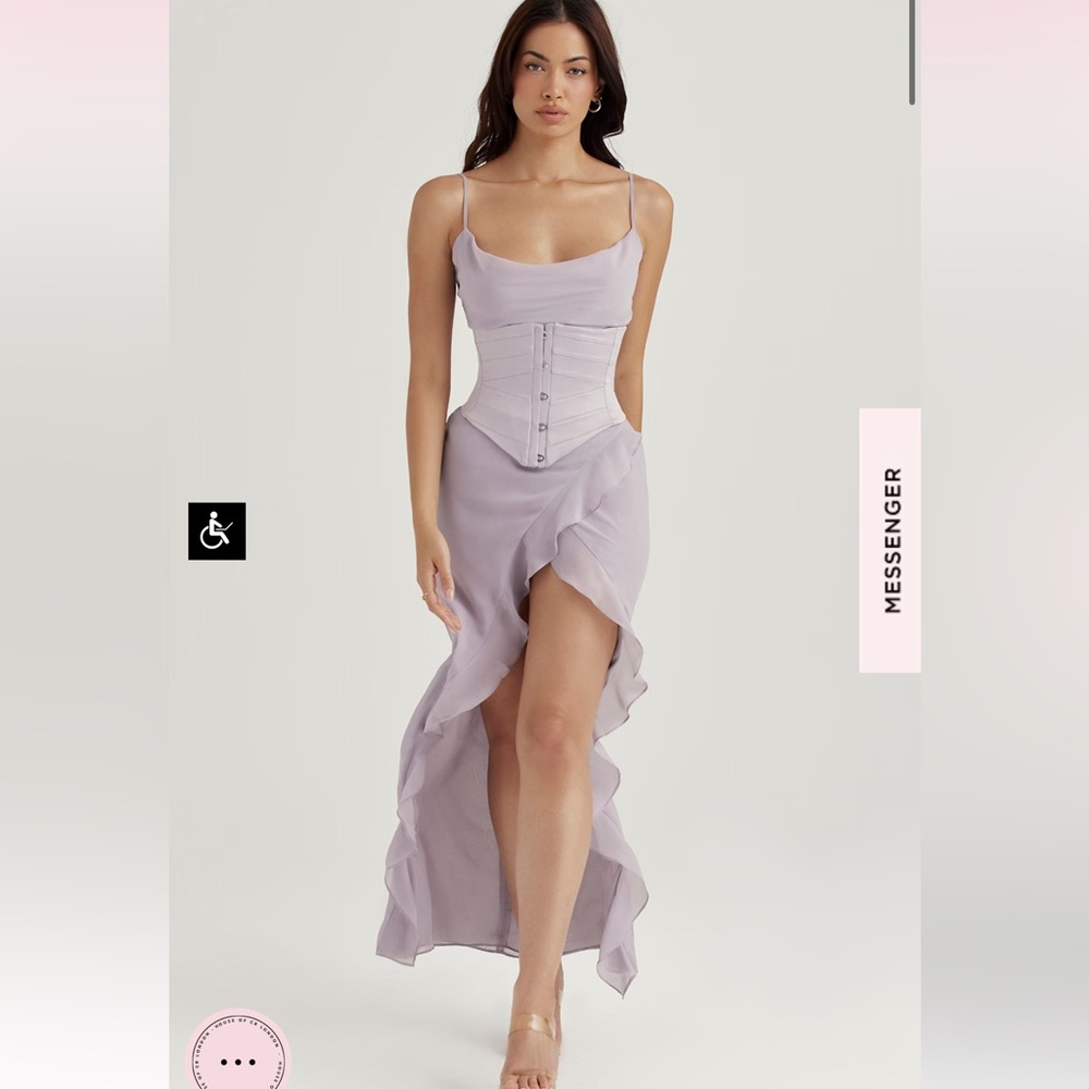 House of cb dress and corset set